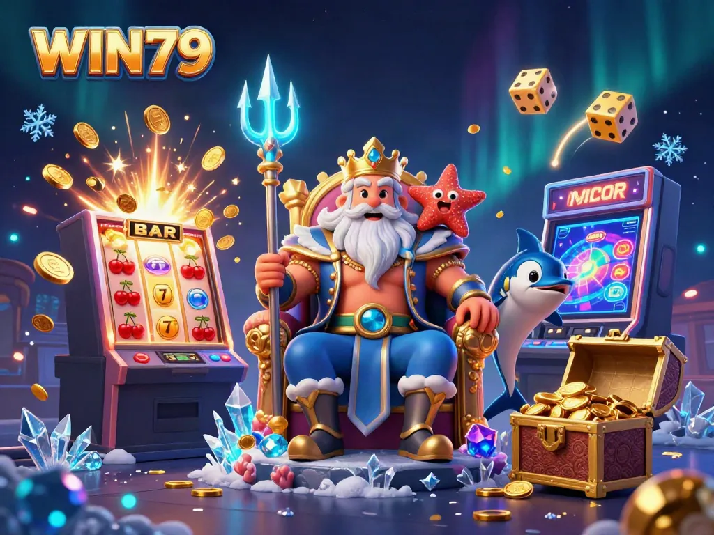 Play thrilling games and explore WIN79's immersive casino experience with vibrant visuals and rich animations.