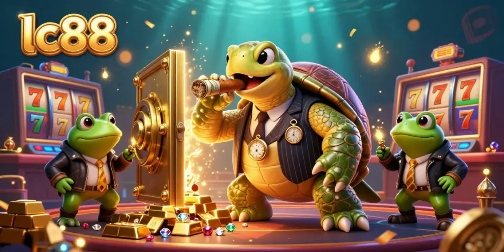 Experience rich casino action with lc88 featuring a snapping turtle and bullfrog enforcers.